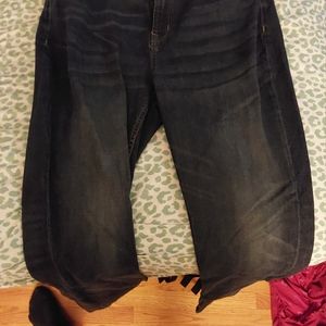 Old navy men's straight cut dark jeans